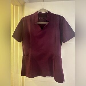 Figs Women's Purple Jam Scrub Top